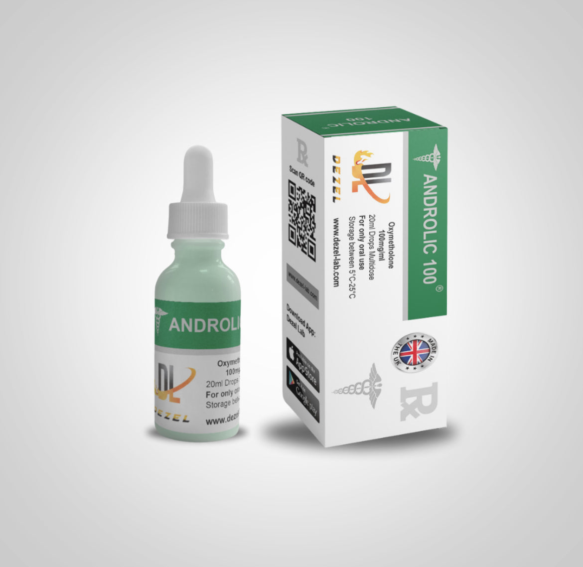 ANDROLIC 100 اندروليك (اندرول) قطرات ليكود دروب شركه ديزل البرطانيه
